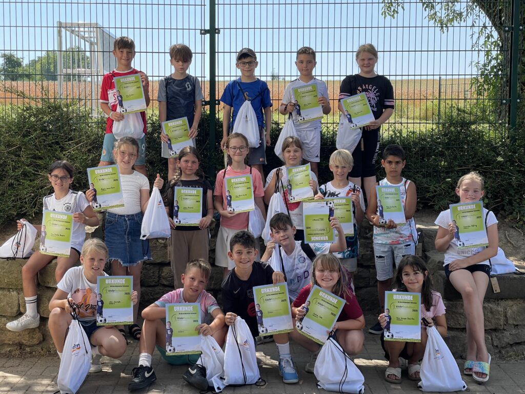 Kinderfußballtag – ein tolles Erlebnis auch bei sehr heißen Temperaturen!