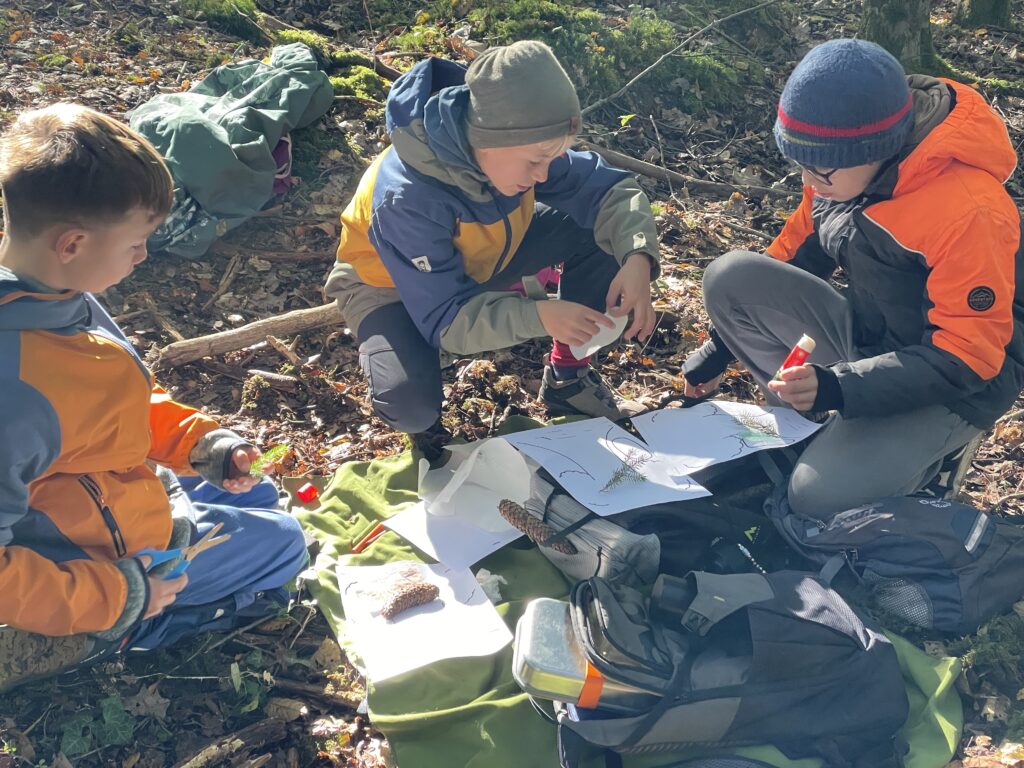 Walderlebnistage der 4. Klasse – Mit dem Förster im Wald!