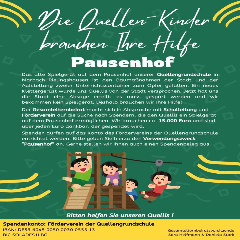 Spendenaufruf!